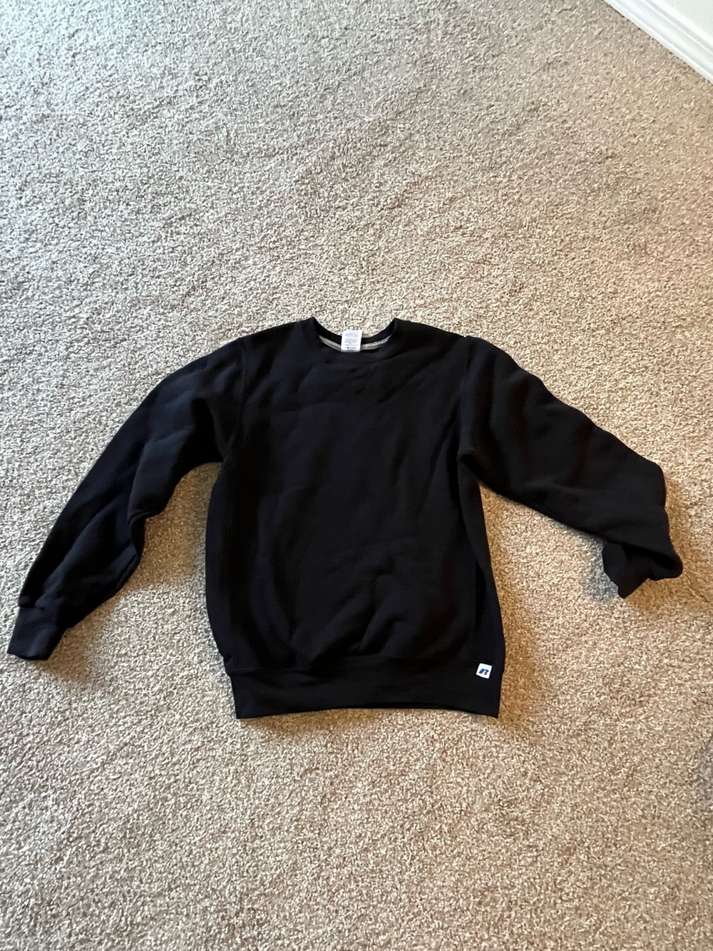 Russell Athletic Black Crewneck Sweatshirt